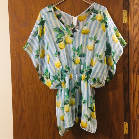 west loop Other - West loop Swim Suit Coverup Lemon Print